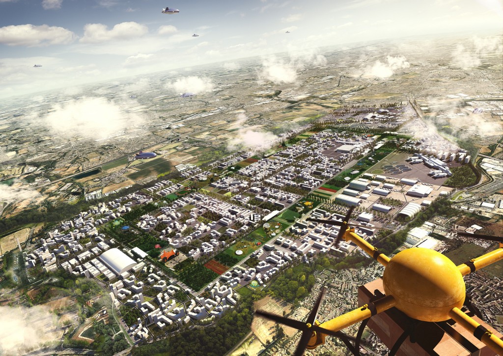 drones in cities